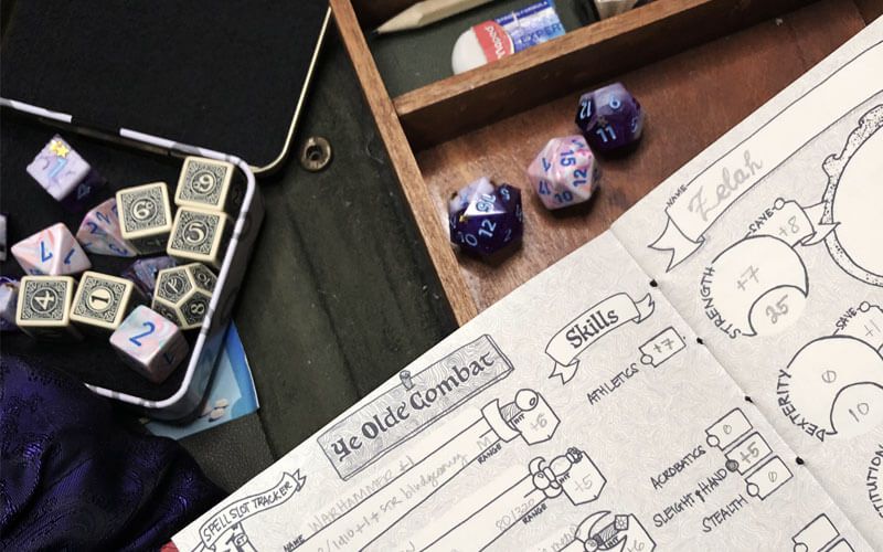 Dice, dice bags and trays, campaign journals -- you can pimp your Dungeons and Dragons game as much as you like
